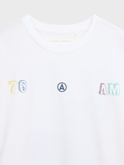 CAMISETA LETTERS BLANCO