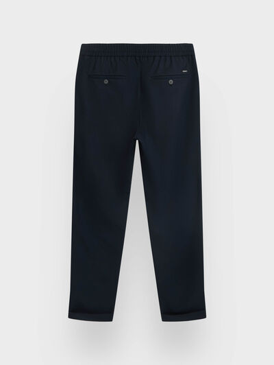 PANTALON FRANELA AZUL MARINO