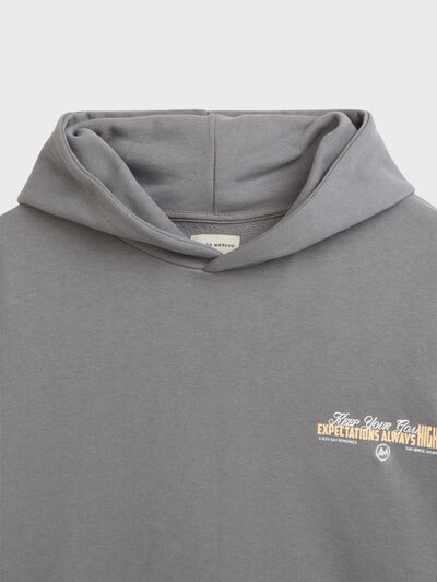 SUDADERA REMEMBER GRIS