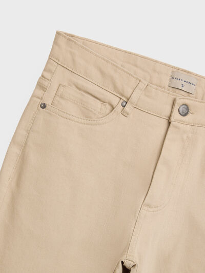 PANTALON PIGMENT BEIGE