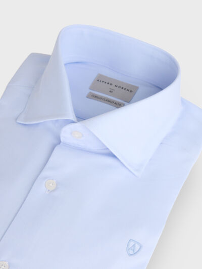 CAMISA ROMA TWILL P.DOBLE CELESTE