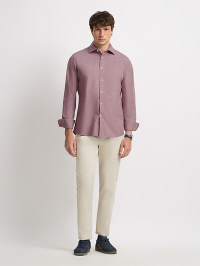 CAMISA TWILL PEACH ROSA