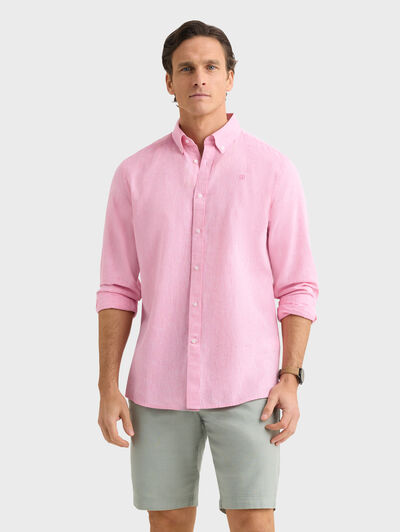 CAMISA LINO C.BOTON