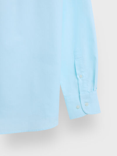 CAMISA OXFORD SOLID VERDE AGUA