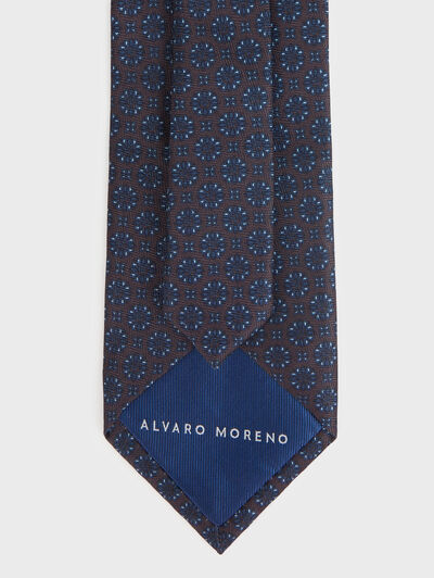 CORBATA PRINTED MARR&Oacute;N