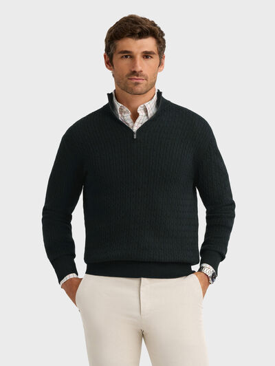 JERSEY BRAIDED AZUL MARINO