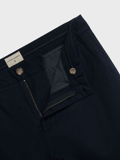 PANTALON OBLIQUE AZUL MARINO