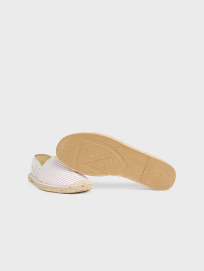ESPADRILLES OXFORD STRIPES BEIGE