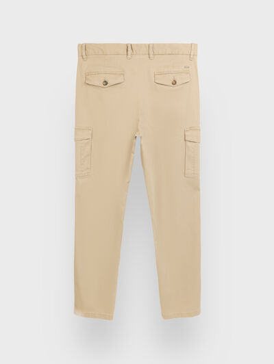 PANTALON CARGO CAMEL