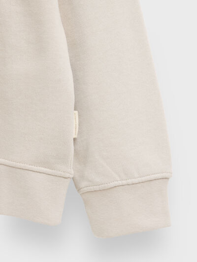SUDADERA WANDER BEIGE