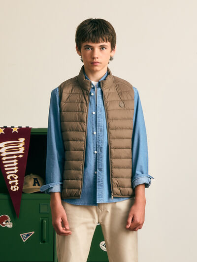 CHALECO NIRO KIDS CAMEL