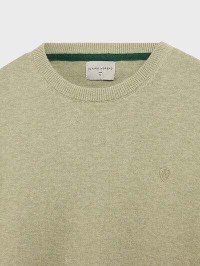 JERSEY ROUND NECK TRENDY VERDE