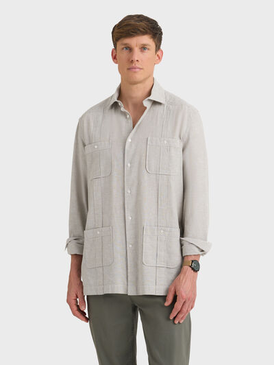 CUBANA LINO CHAMBRAY VERDE