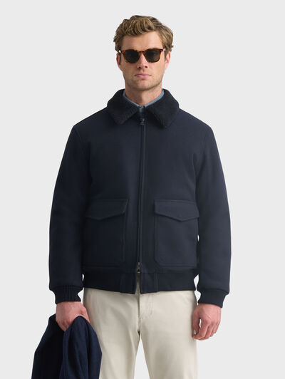 CAZADORA MARLOW AZUL MARINO