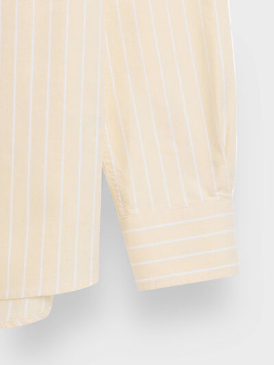 CAMISA OXFORD STRIPES AMARILLO