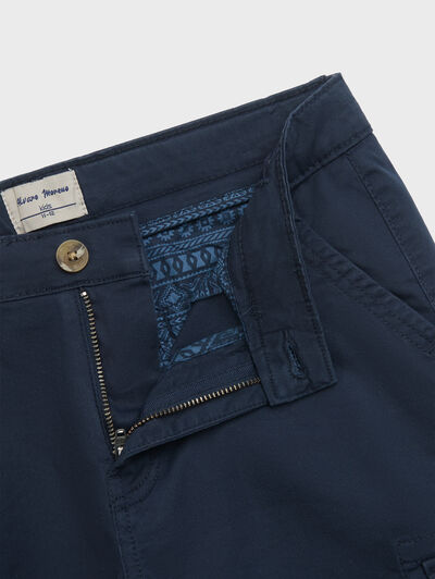 BERMUDA CARGO KIDS AZUL MARINO