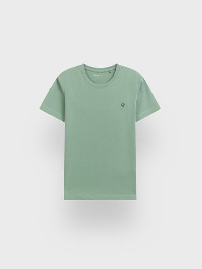 CAMISETA BASICA KIDS VERDE