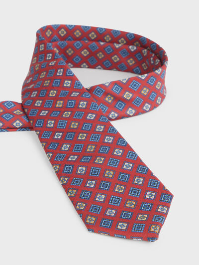 CORBATA PRINTED ROJO