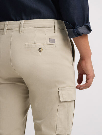 PANTALON CARGO ELVIS BEIGE
