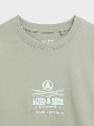 CAMISETA BAREFOOT KIDS VERDE
