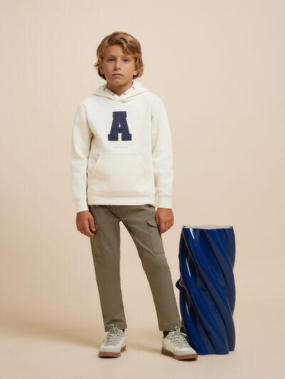 SUDADERA MOMENT KIDS CRUDO
