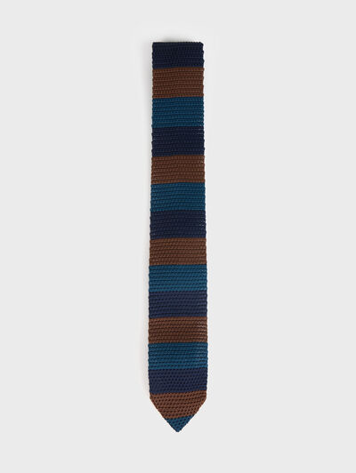 CORBATA PUNTO MARRÓN