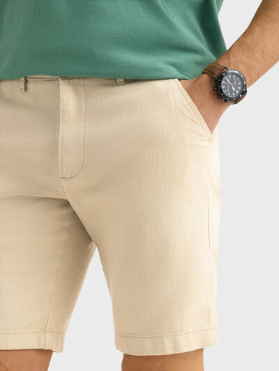 BERMUDA TINTADA CAMEL