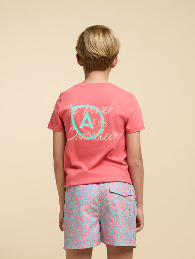 CAMISETA POWER KIDS CORAL