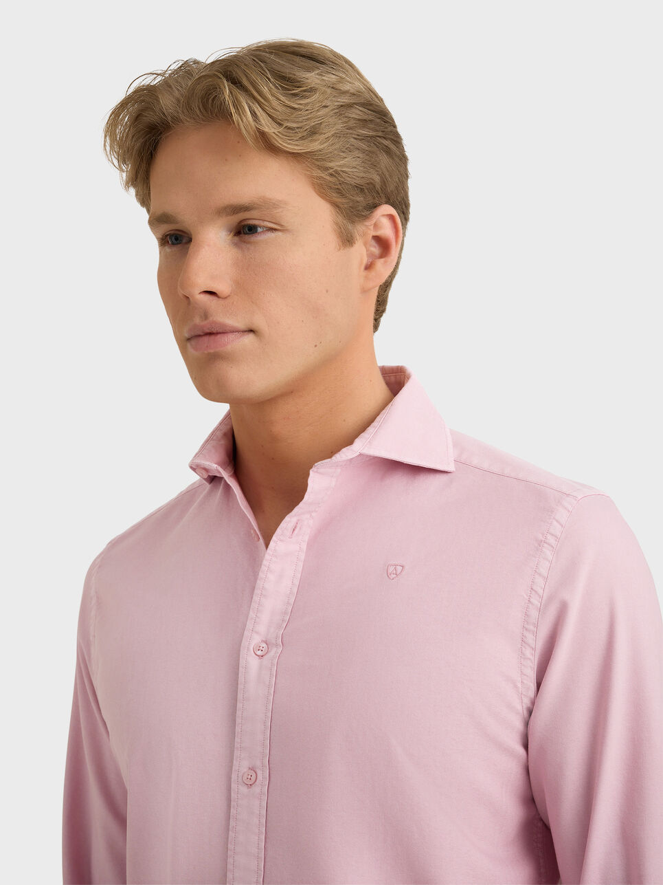 CAMISA OXFORD DYE TIE COLLAR