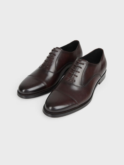 ZAPATOS OXFORD MARR&Oacute;N