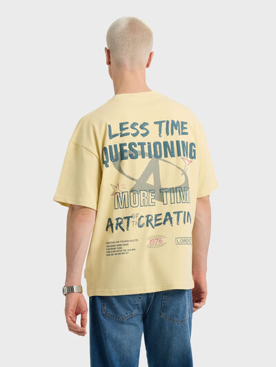 CAMISETA ART AMARILLO