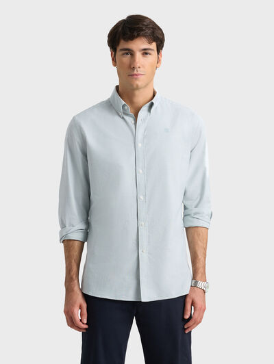 CAMISA OXFORD SOLID AZUL