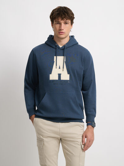SUDADERA MOMENT AZUL