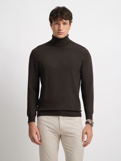 JERSEY CUELLO VUELTO MARR&Oacute;N