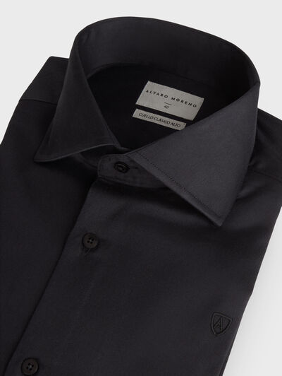 CAMISA ROMA TWILL NEGRO