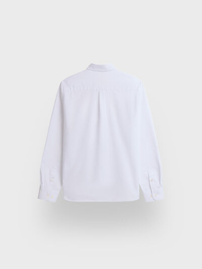 CAMISA OXFORD SOLID KIDS BLANCO