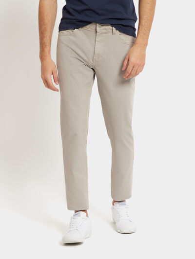 PANTALON 5 BOLSILLOS BEIGE