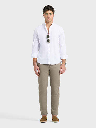 CAMISA LINO MAO BLANCO