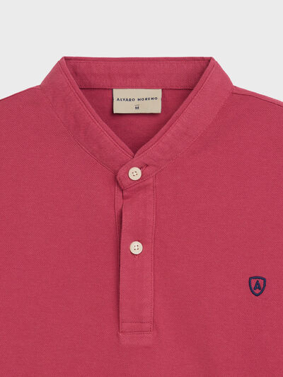 POLO MAO TRENDY BURDEOS
