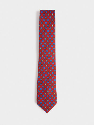 CORBATA PRINTED ROJO