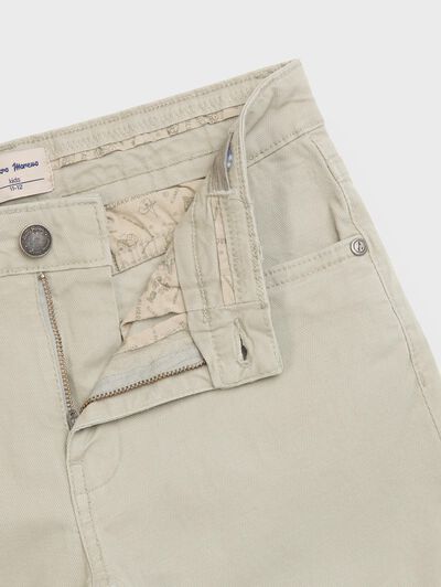 PANTALON 5 BOLSILLOS KIDS VERDE