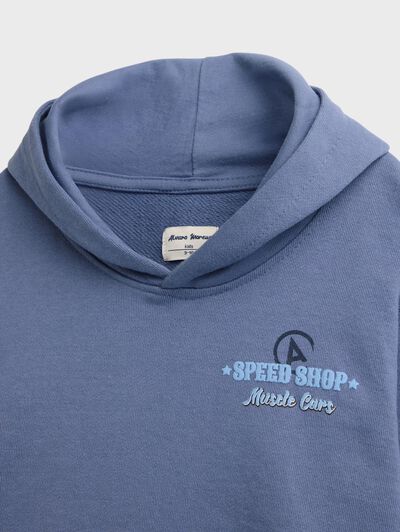 SUDADERA CHAMPIONS KIDS AZUL