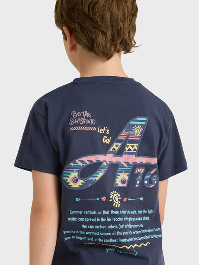 CAMISETA MASAI KIDS AZUL MARINO