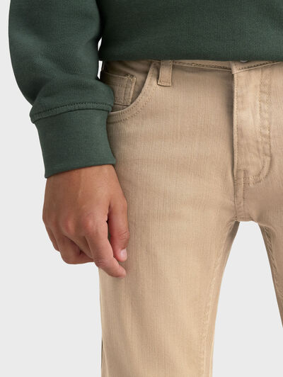 PANTALON 5 POCKETS KIDS CAMEL