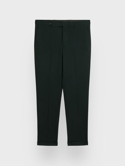 PANTALON DOPPIO PLAIN VERDE