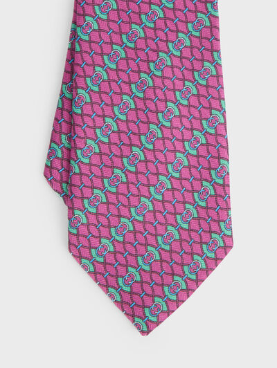 CORBATA PRINTED FUCSIA