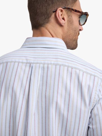 CAMISA OXFORD DEEP CELESTE