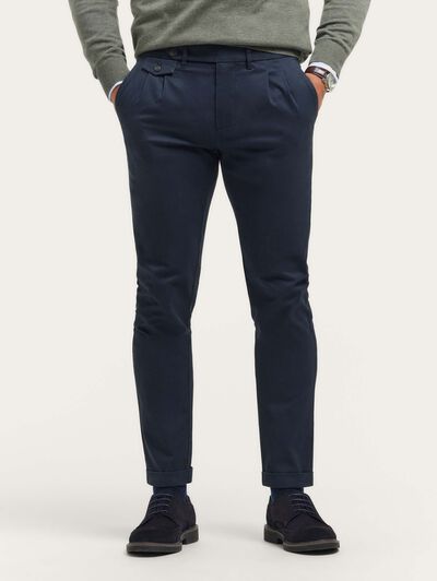 PANTALON CARROT AZUL MARINO