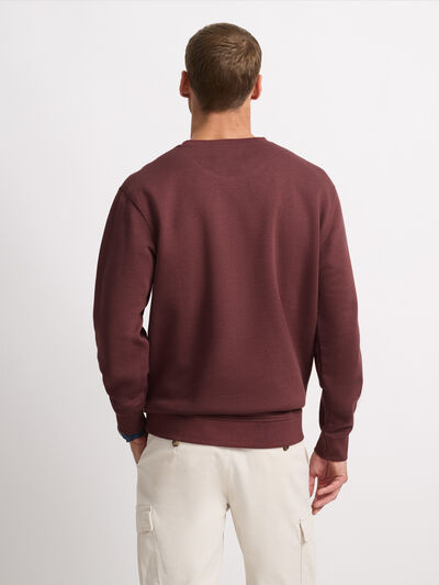 SUDADERA BASICA BURDEOS