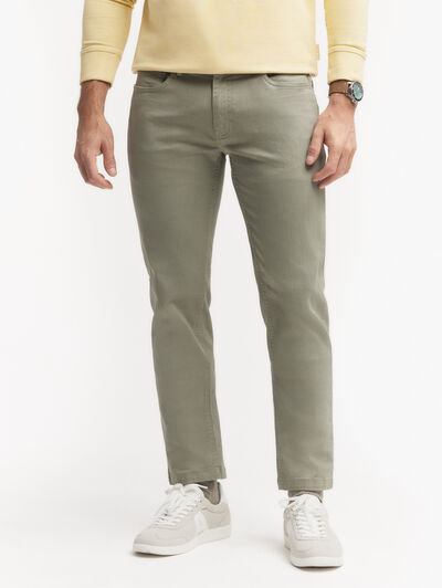 PANTALON TEJANO VERDE